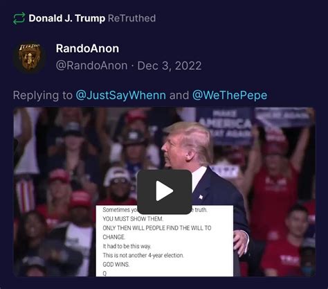 Citizenlenz On Twitter Trump Retruthed