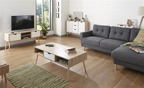 Stockholm Scandinavian Living Room Furniture Retro Cabinets Tables Tv