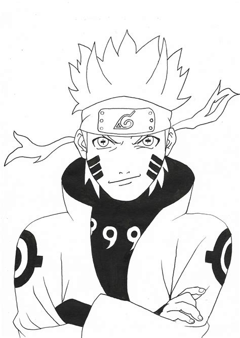 Naruto Modo Biju Naruto Drawings Easy Naruto Drawings Naruto Sketch