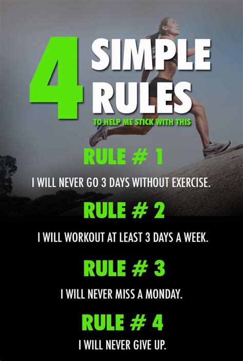 Reach Your Fitness Goals With The 4 Simple Rules Yes You