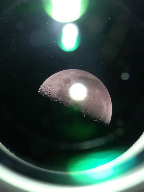 Photo Of The Moon Taken Through My Telescope Looks Like It Was Taken