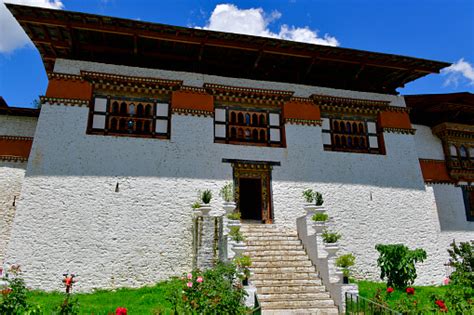 Simtokha Dzong Main Entrance Thimphu Bhutan Stock Photo Download