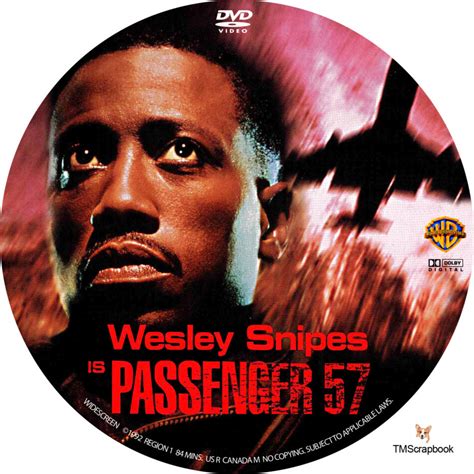 Passenger 57 Dvd Label 1992 R1 Custom