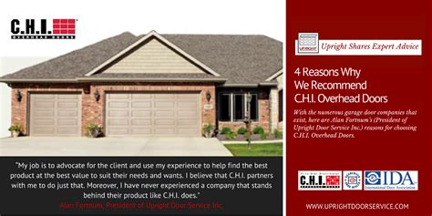 4 Reasons Why We Recommend Chi Overhead Doors Upright Door Service