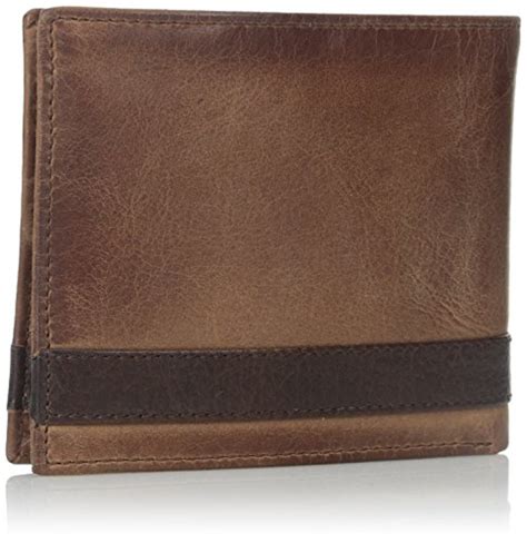 Fossil Mens Quinn Leather Bifold Wallet