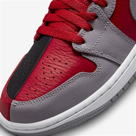 Air Jordan 1 Low Se Split Gym Red Cement Grey Black Dr0502 600 Release