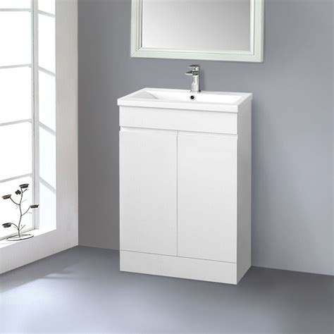 600mm Bathroom Vanity Unit Basin Sink Storage Floor Standing Cabinet