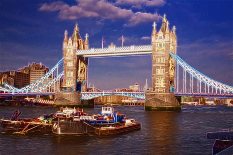 London Thames Bridges Photograph By David French