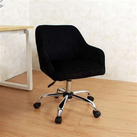 Belleze Modern Office Chair Task Desk Adjustable Swivel Height Velvet
