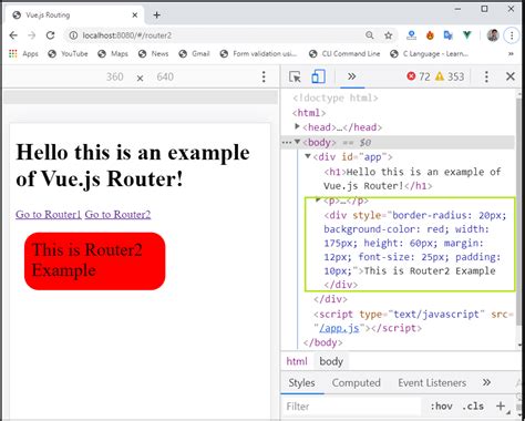 Vue Js Routing