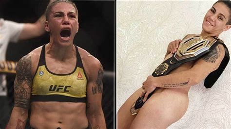 Ufc New Ufc Champion Poses Nude With Just Her Belt After Being