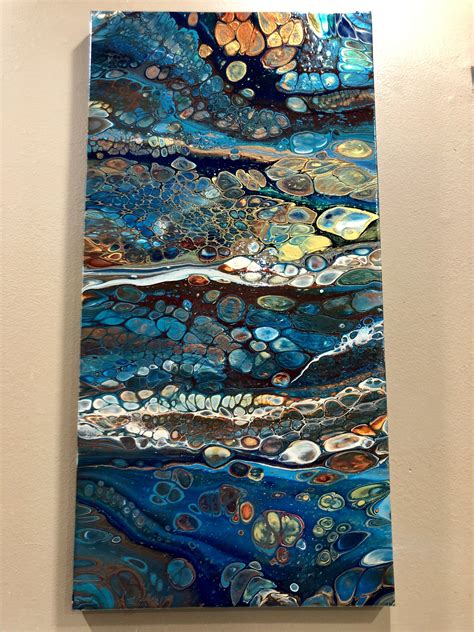 Winslow X Fluid Acrylic Painting By Waterfall Acrylics Amazing Artwork Cool Artwork Pour