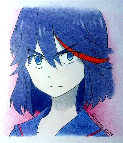 Ryuko Matoi Drawing Kill La Kill By Zhekri On Deviantart