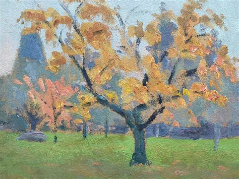 Rene Hutet Rene Hutet 1907 1994 French Impressionist Oil Autumn