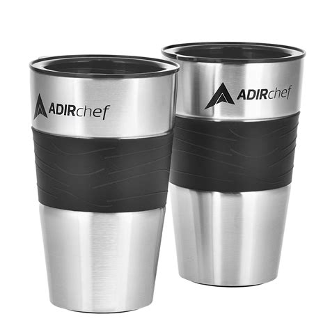 Buy Adir 15 Oz Tumbler With Lid Stainless Steel Insulated Coffee Mug
