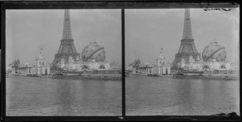 Exposition Universelle De 1900 La Tour Eiffel Et Le Globe Céleste 7ème Arrondissement Paris