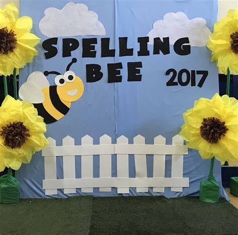 Spelling Bee Bulletin Board Decoraciones Escolares Manualidades