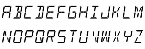 Alarm clock € by david j patterson. alarm clock Font - FFonts.net