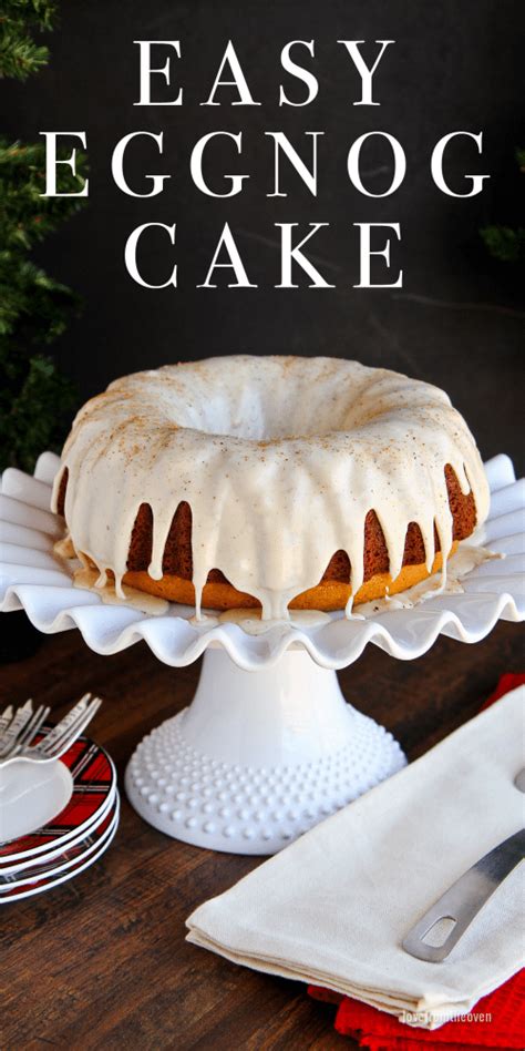 This easy and delicious eggnog cake recipe is a must make for eggnog fans! Eggnog Cake Recipes From Scratch