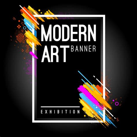Copie De Modern Art Banner Design Template Postermywall