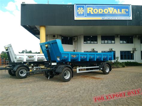 Reboque/Julieta Basculante 02 eixos (Exportação) - Rodovale