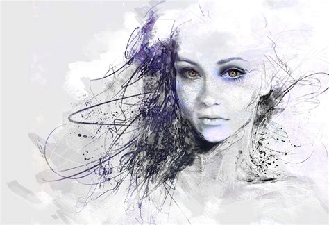 29,000+ vectors, stock photos & psd files. Girl Sketch Women Eyes Colored Hairs Artwork Drawings Faces Portraits Wallpapers HD / Desktop ...