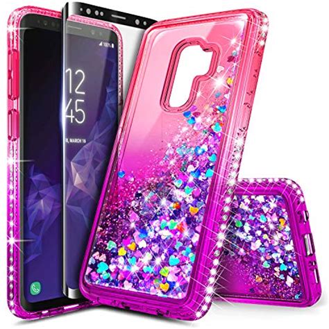 Galaxy S9 Case With Screen Protector Full Coverage For Girls Women