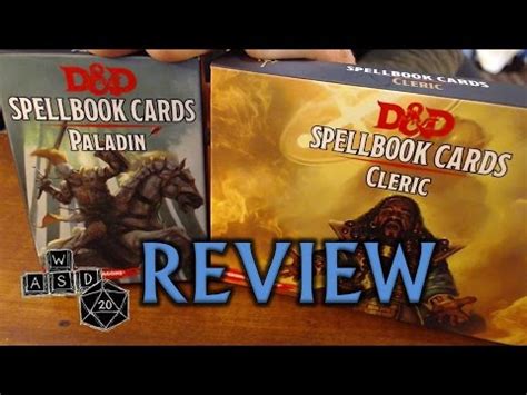 My review of gale force nine's dungeons & dragons 5th edition spell cards. D&D 5E Spellbook Cards Review - YouTube