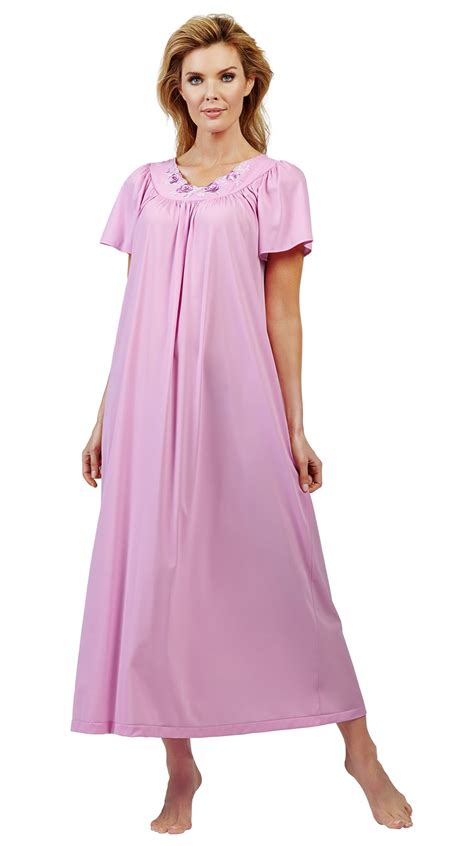 Silk And Lace Nightgowns For Women Plus Size Nighty For Ladies