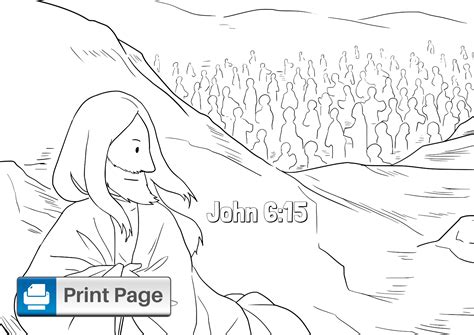 Jesus Feeds The 5000 Coloring Pages For Kids Printable Pdfs Connectus