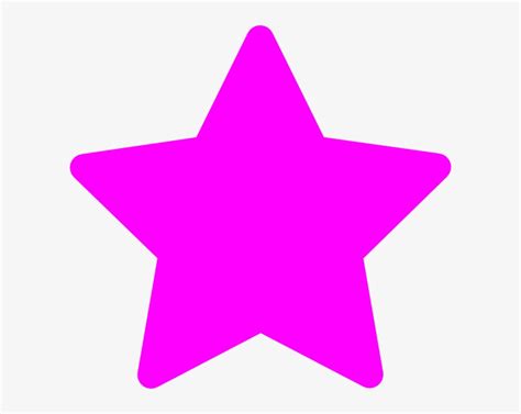 Hot Pink Star Clip Art