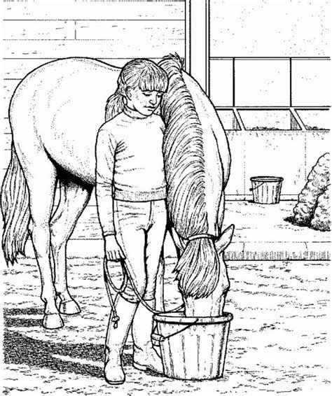 Horses are amazing creatures with. My Horse At The Farm Coloring Page - My Little Pony ...