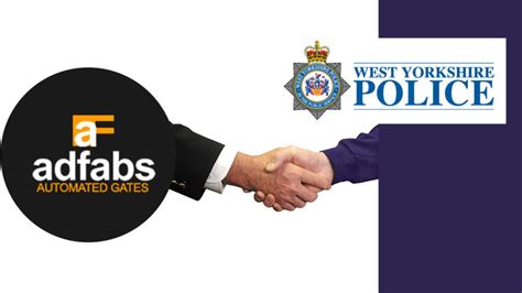West Yorkshire Police Affiliation Sign Ad Fabs Gates