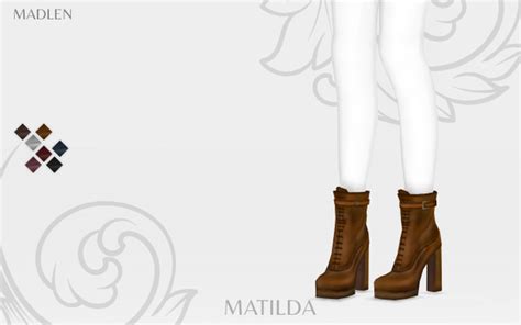 Madlen Matilda Boots Madlen On Patreon The Sims4 Ts4 Cc Sims 4