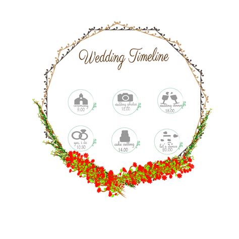 Wedding Timeline Vector Hd Png Images Wedding Timeline Template 2
