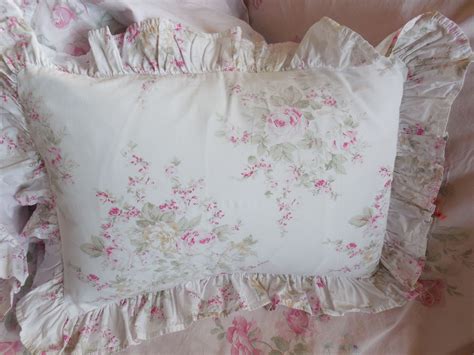 Original Early Shabby Chic Home Boudoir Pillowcase By Rachel Ashwell