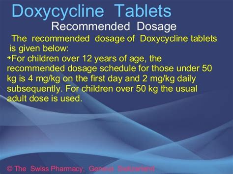 Doxycycline Tablets For Treatment Of Bacterial Infections And Sexuall