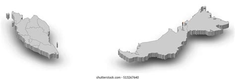 519 Malaysia Map 3d Color Images Stock Photos And Vectors Shutterstock