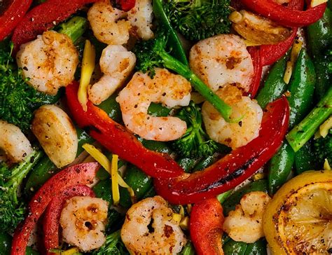 Sauteed Shrimp With Vegetables