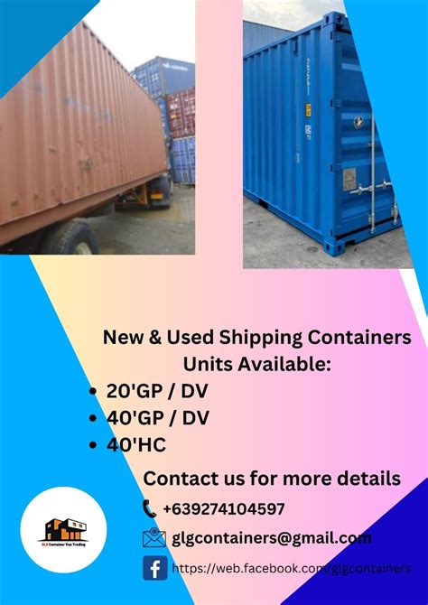 New And Used Container Van Shipping Continers Commercial And Industrial