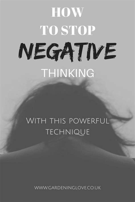 Stop Negative Thinking In Its Tracks With This One Powerful Technique
