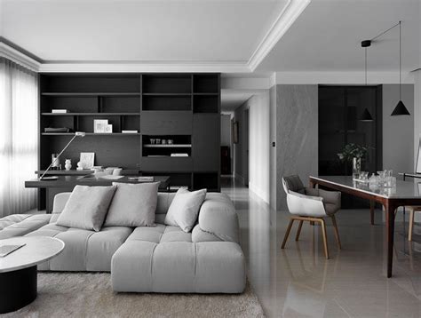 Shades Of Grey Apartment By Mole Interior Design Interiorzine Living
