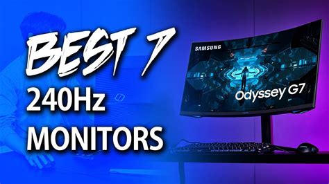 Top 7 Best 240hz Monitors In 2021 Tech Hack Youtube