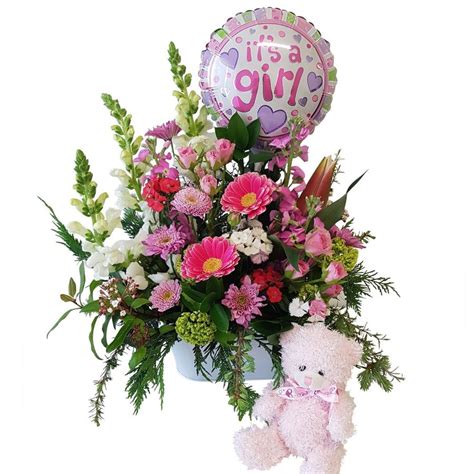 Baby Girl Flowers And Ts Baby T Girl Free Flower Delivery Auckland