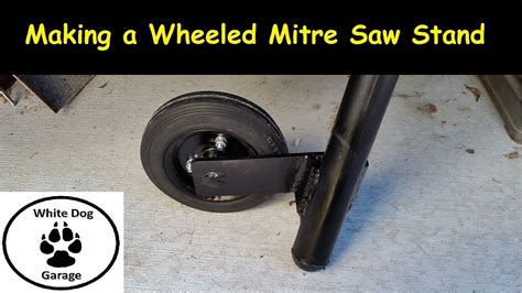 Putting Wheels On A Mitre Saw Stand Youtube