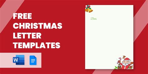 Christmas Letter Template 13 Free Word Pdf Psd Documents Diwnload