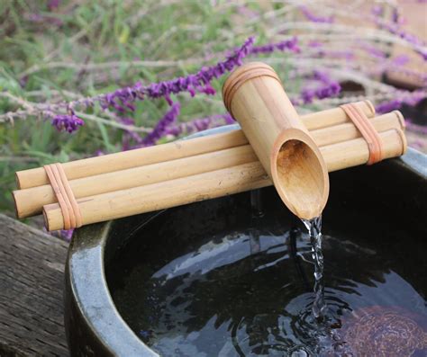 Buy Bamboo Accents Zen Water Fountain Kit Durable Split Resistant Bamboo Water Fountain