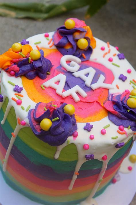 rainbow lgbtq cake creative birthday cakes holiday cakes cake
