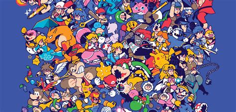 Super Smash Bros Ultimate Fan Art Mural Brings All Your Favorite Characters Together