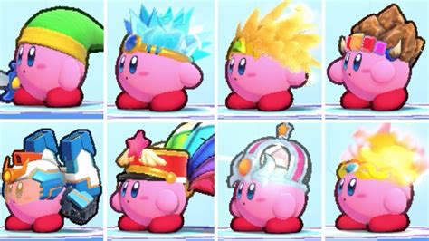 Kirbys Return To Dreamland Deluxe All Copy Abilities Youtube